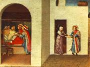 Fra Angelico The Healing of Palladia by Saint Cosmas and Saint Damian oil painting